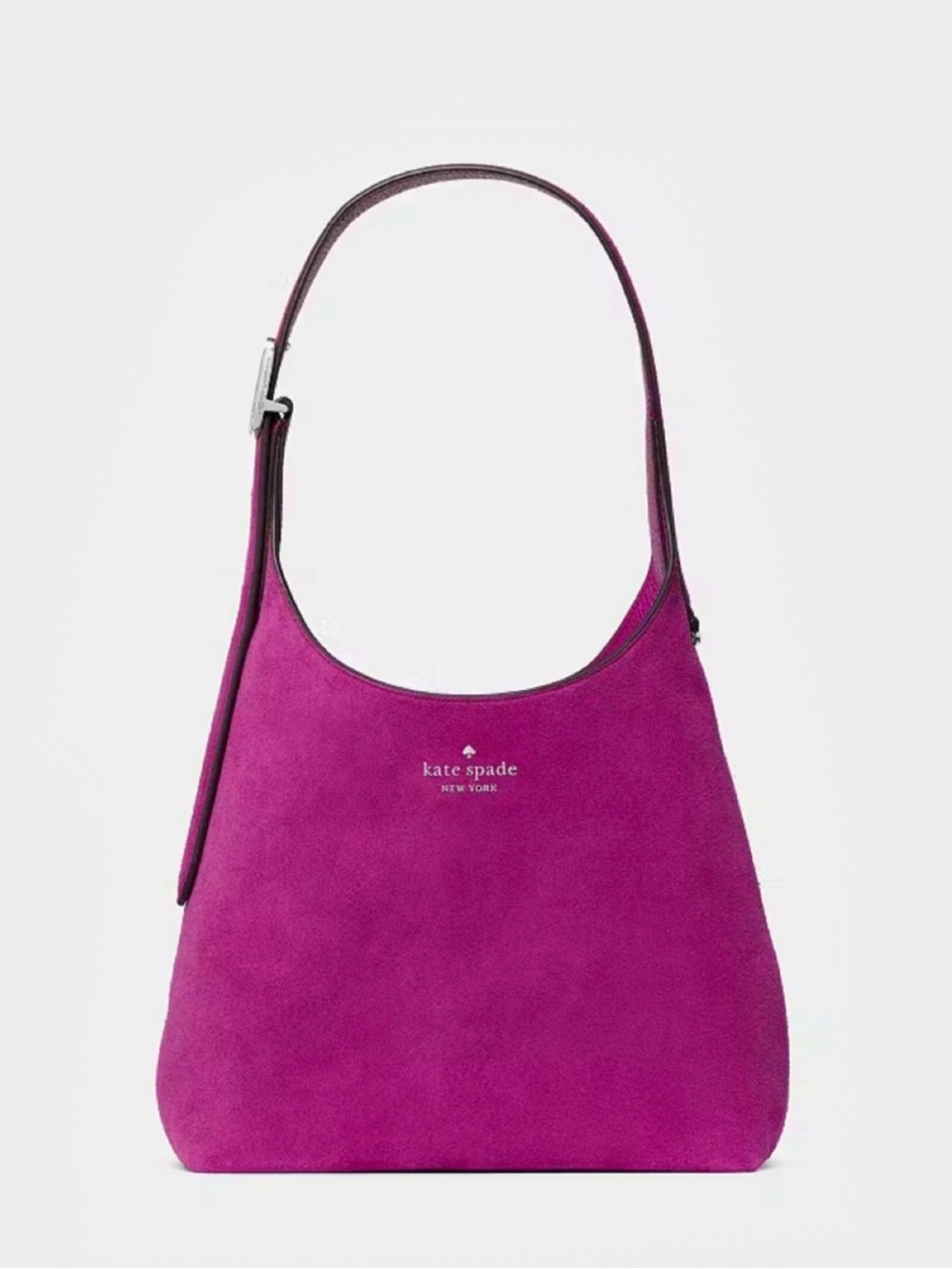 NWT Kate Spade 454 Small Suede Shoulder Bag - Beet